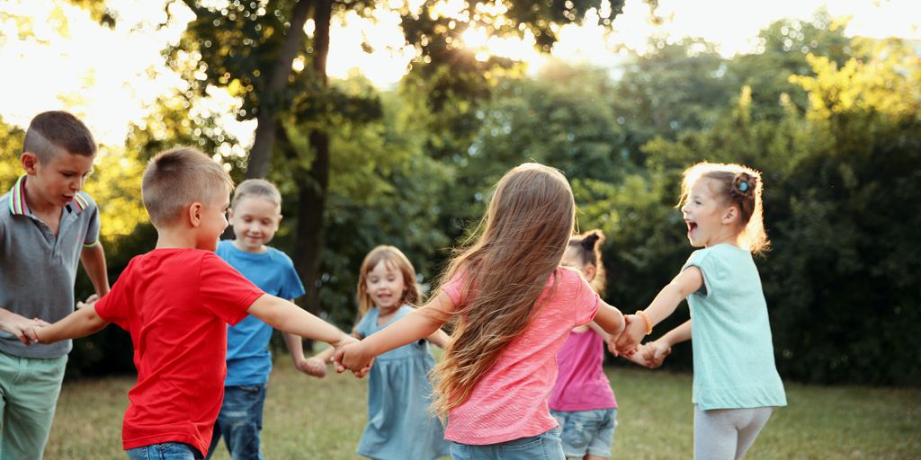 children playing together